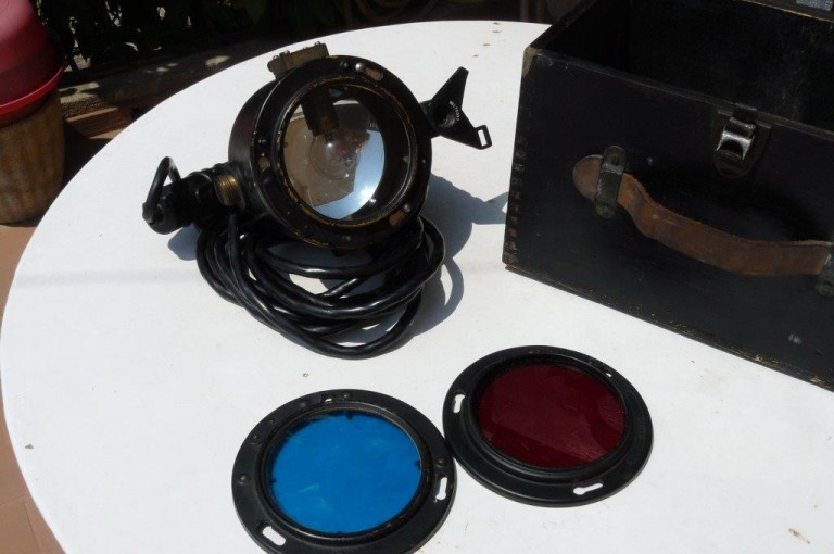 Lampe ALDIS par F6ASF de PERPIGNAN F6KBR